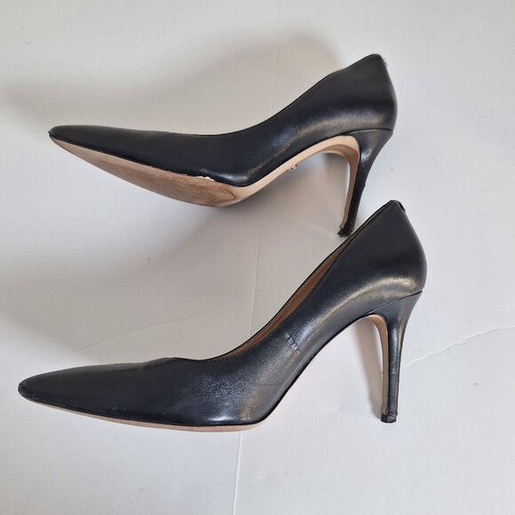 Sam Edelman Margie black patent leather high heels size 8 - Picture 10 of 13